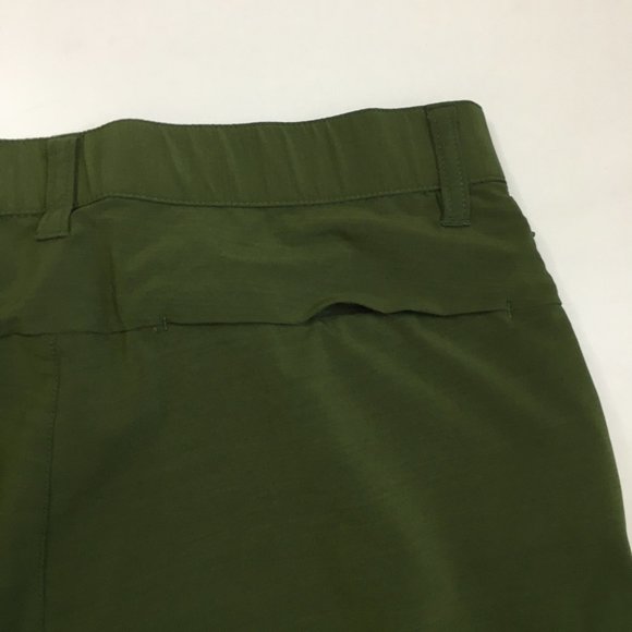 FABLETICS Green Zip Pockets Drawstring Waistband Tapered Leg Pant - Picture 12 of 15